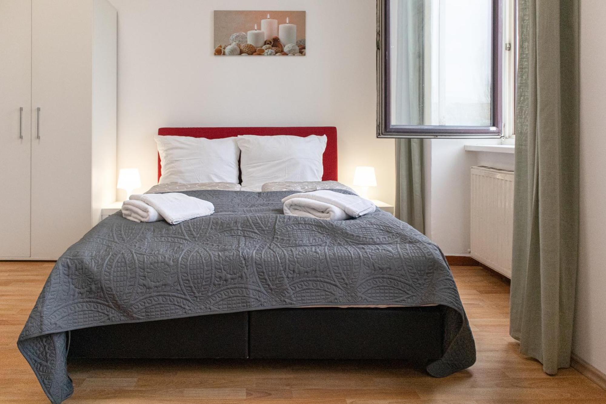 Homelike 2Br Apt. @Millenium Tower/Danube River Vienna Luaran gambar